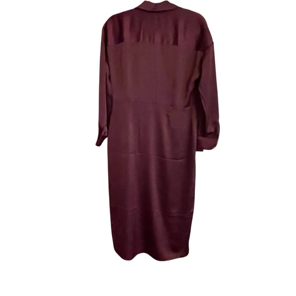 Banana Republic Wrap Dresss Elegant Purple Wrap Dress-Size 10-NWT - Picture 4 of 11